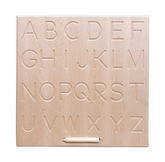 Reversible Alphabet Wooden Tracing Board – ABC Upper & Lowercase Learning Aid