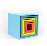 **Pre-order (Ships in 2-3 Weeks)**6-Piece Pastel/Macaron Wooden Nesting Box Set