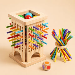 Montessori Stick Tower Game