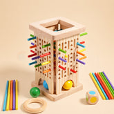 Montessori Stick Tower Game