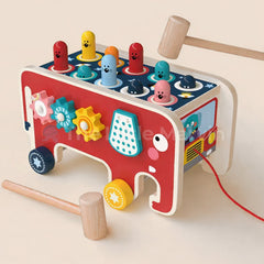 Wooden Pounding Bench