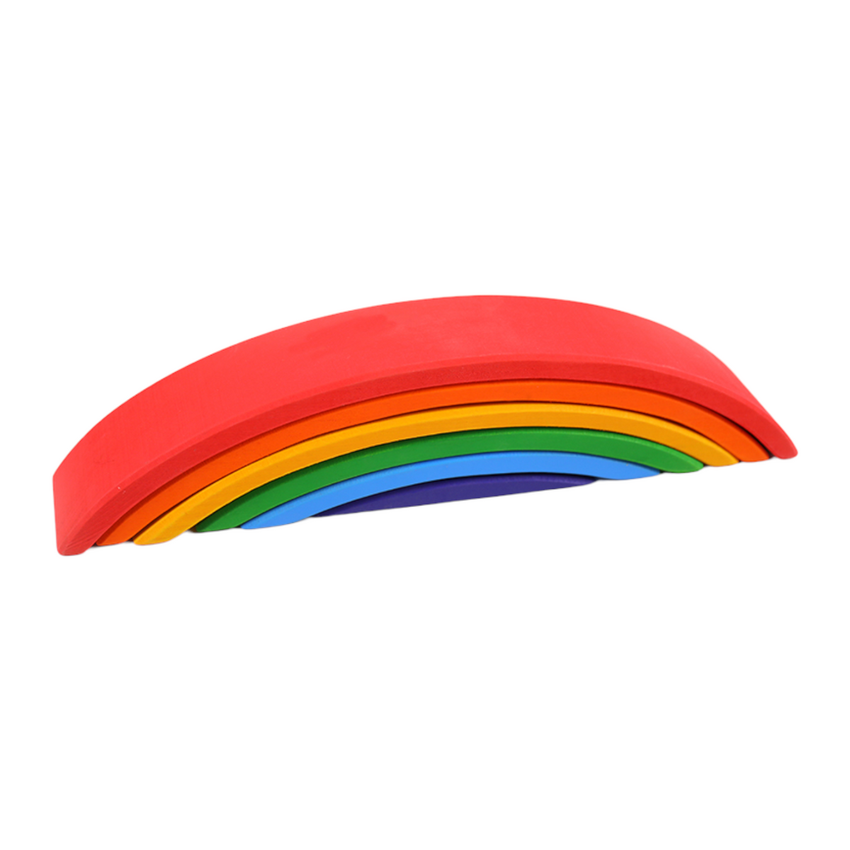 **Pre-order (Ships in 2-3 Weeks)**6 Pcs Wooden Rainbow Bridge Stacking Building Blocks