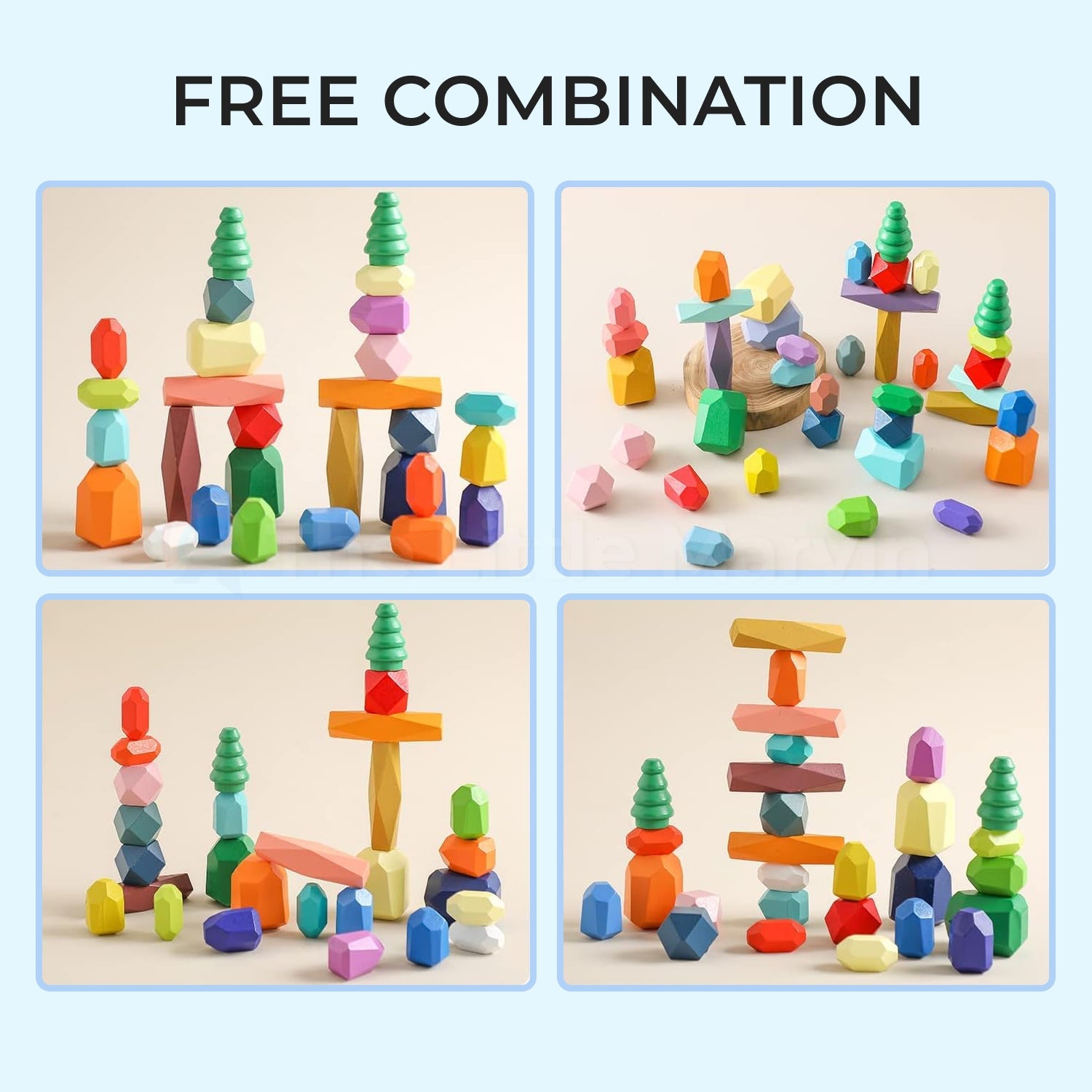 Montessori Balancing Stones