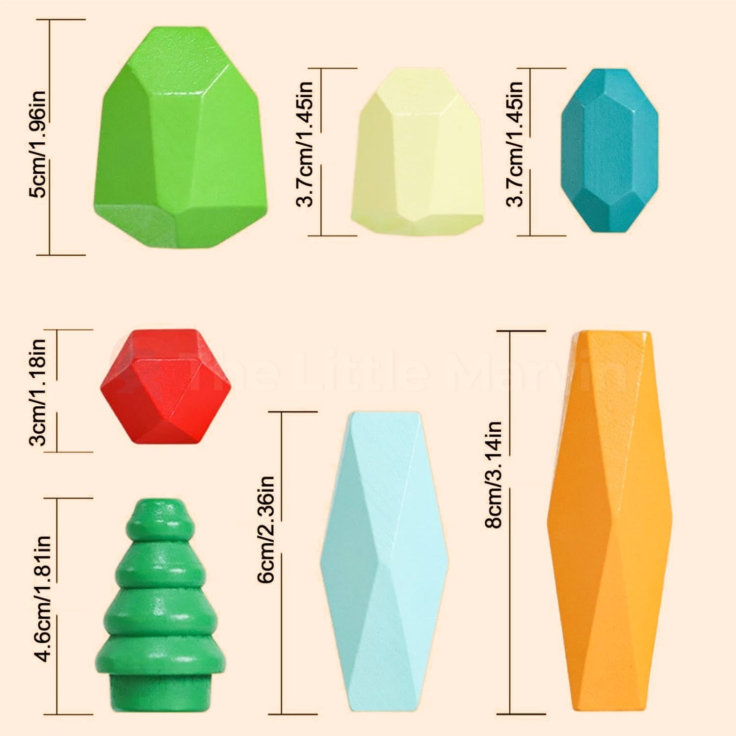Montessori Balancing Stones