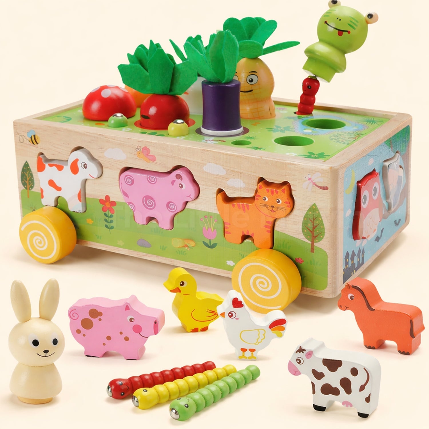 Montessori Carrot Harvest Toy