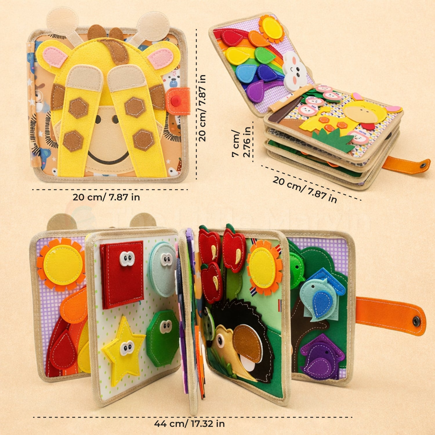 Montessori Giraffe Activity Book