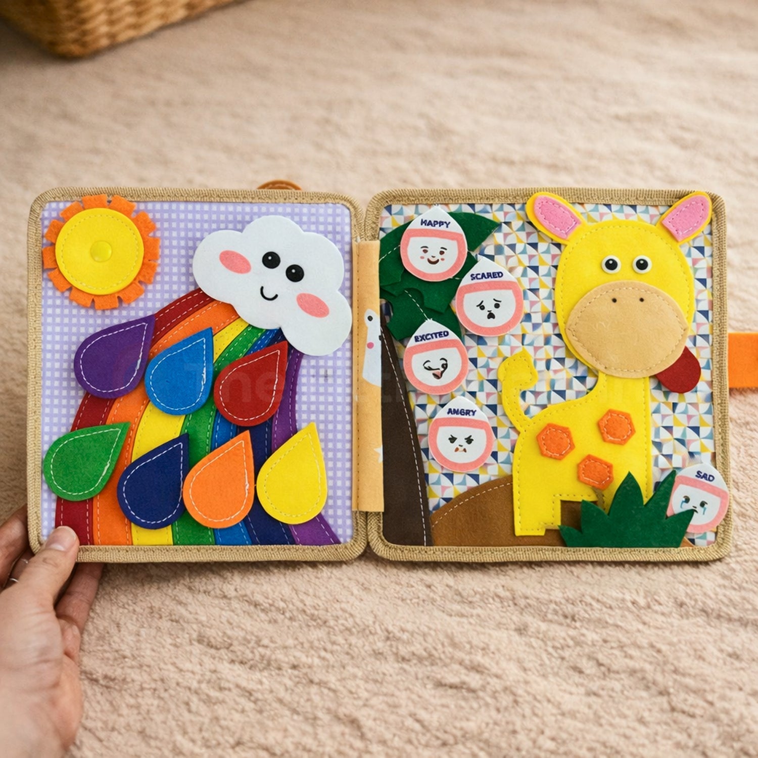 Montessori Giraffe Activity Book