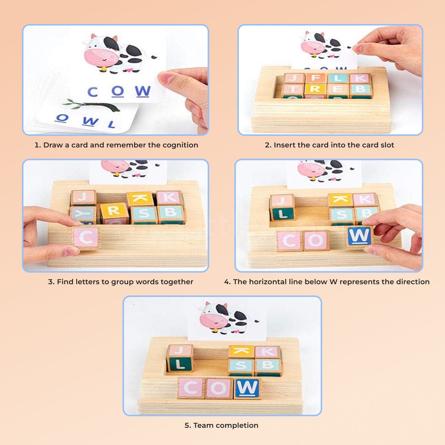Montessori Letter & Number Learning Toy