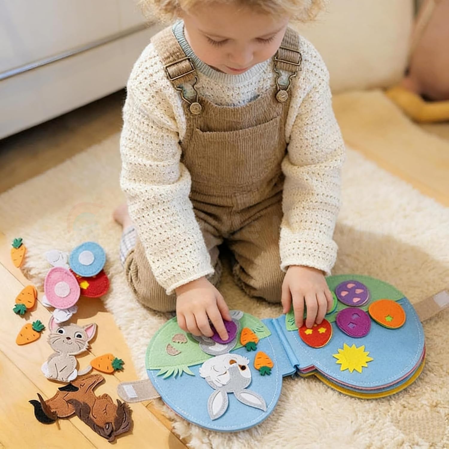 Montessori Rabbit Busy Book