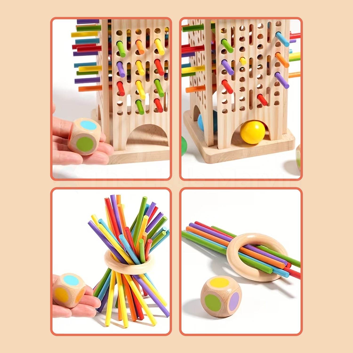 Montessori Stick Tower Game