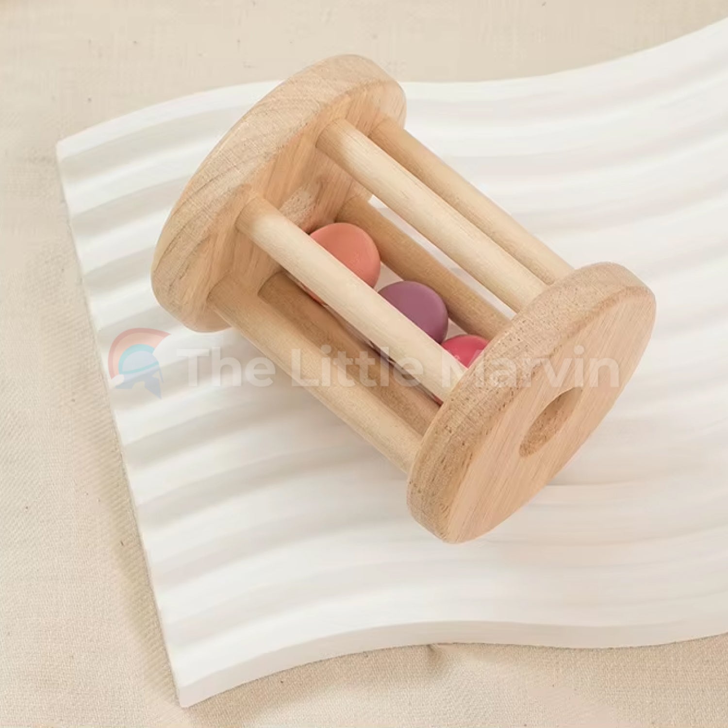 Wooden Baby Rattle Set