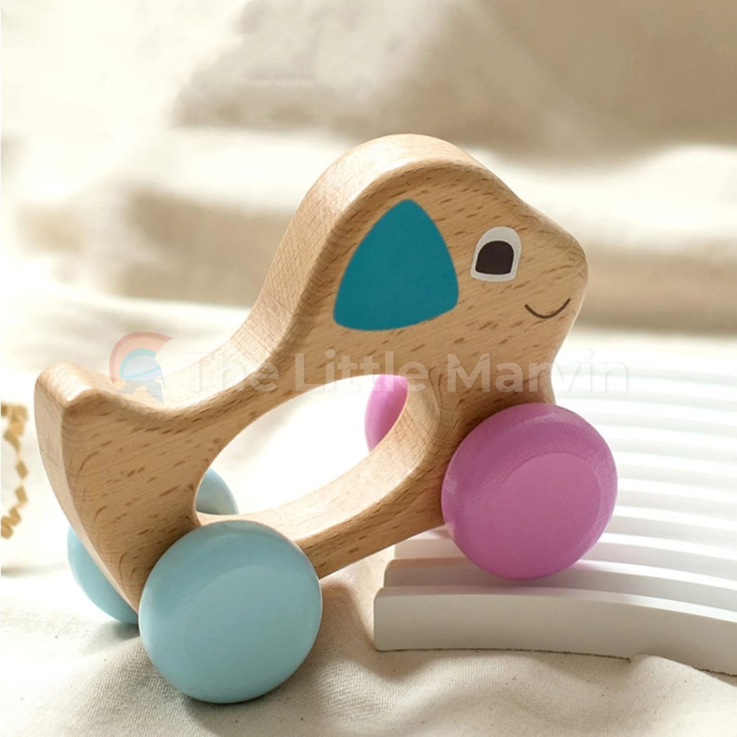 Wooden Baby Rattle Set