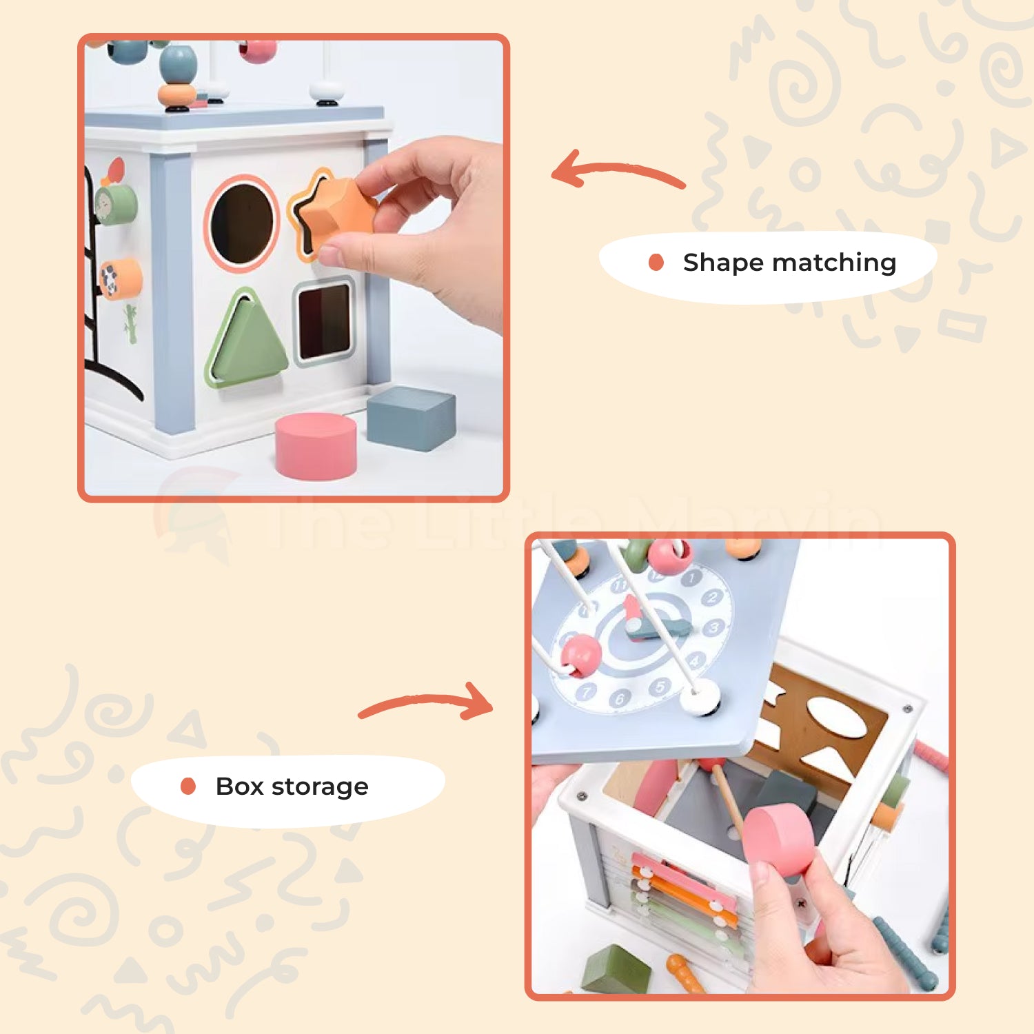 Montessori Busy Board Box