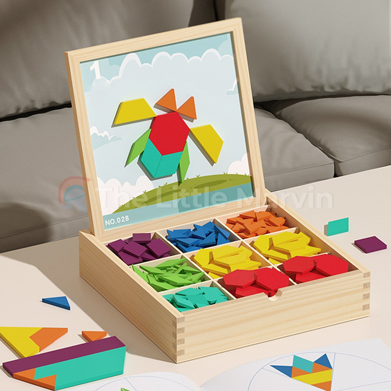 Wooden Tangram Puzzle