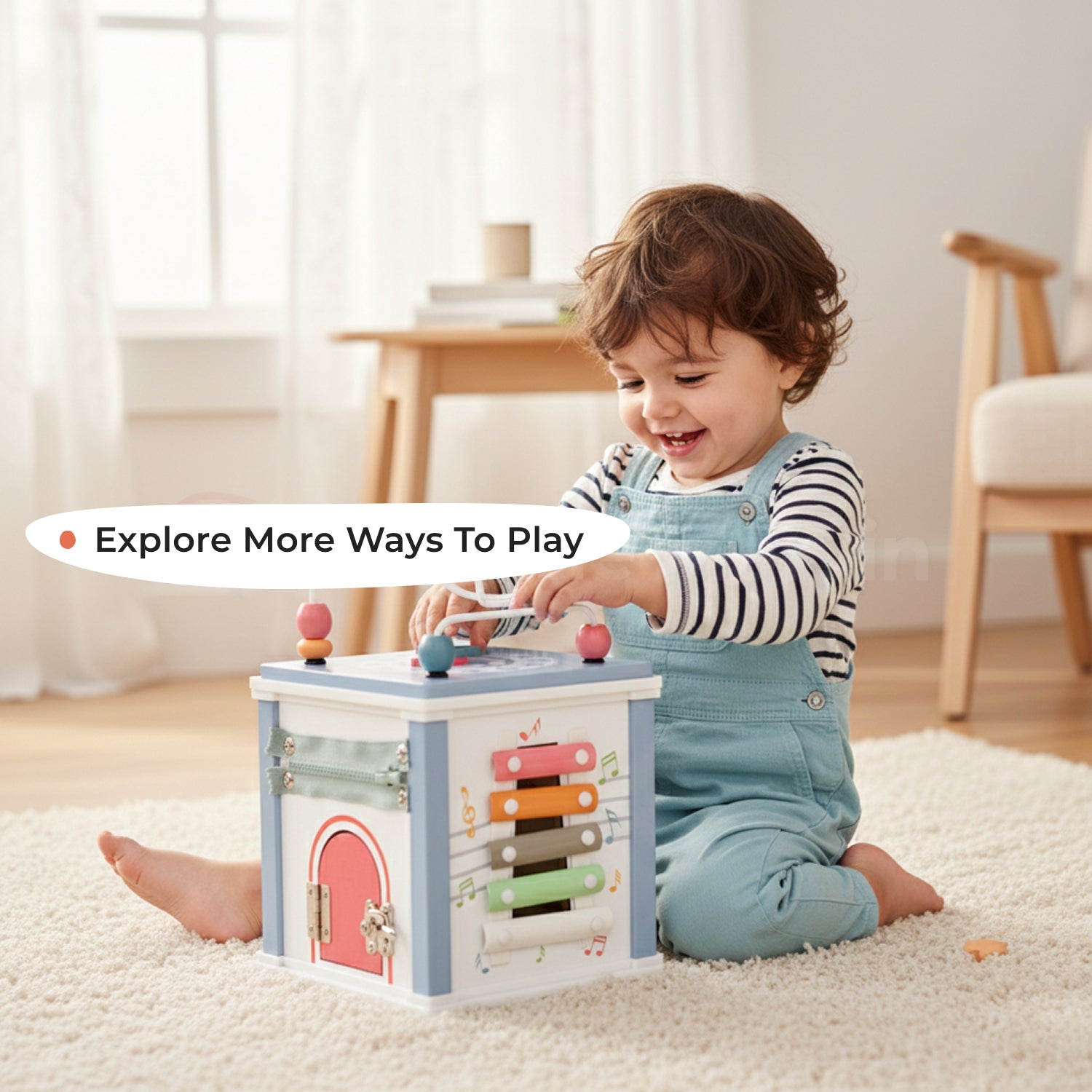 Montessori Busy Board Box