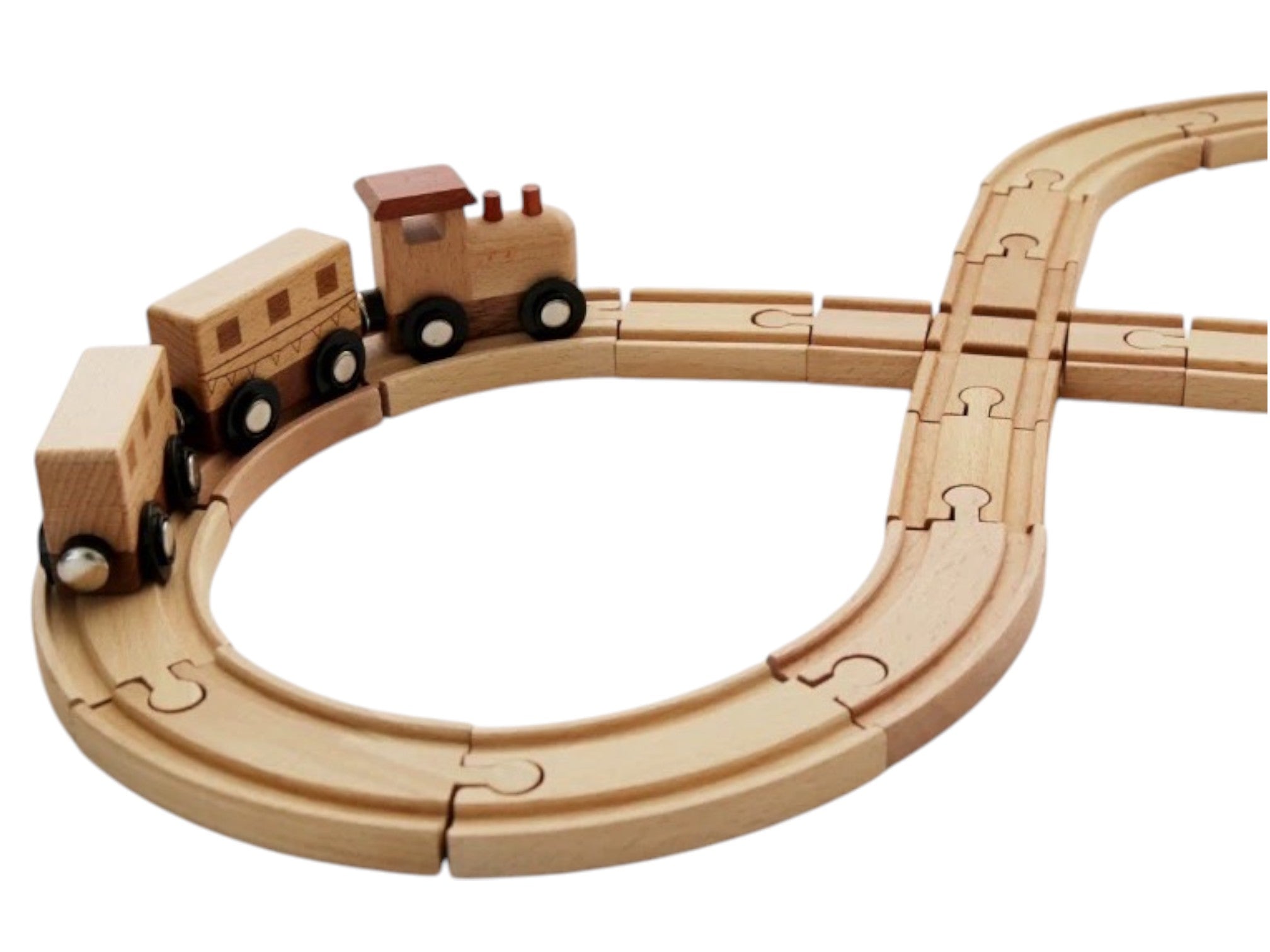 **Pre-order (Ships in 2-3 Weeks)**56 PCS Town Exploration Train Set with Track