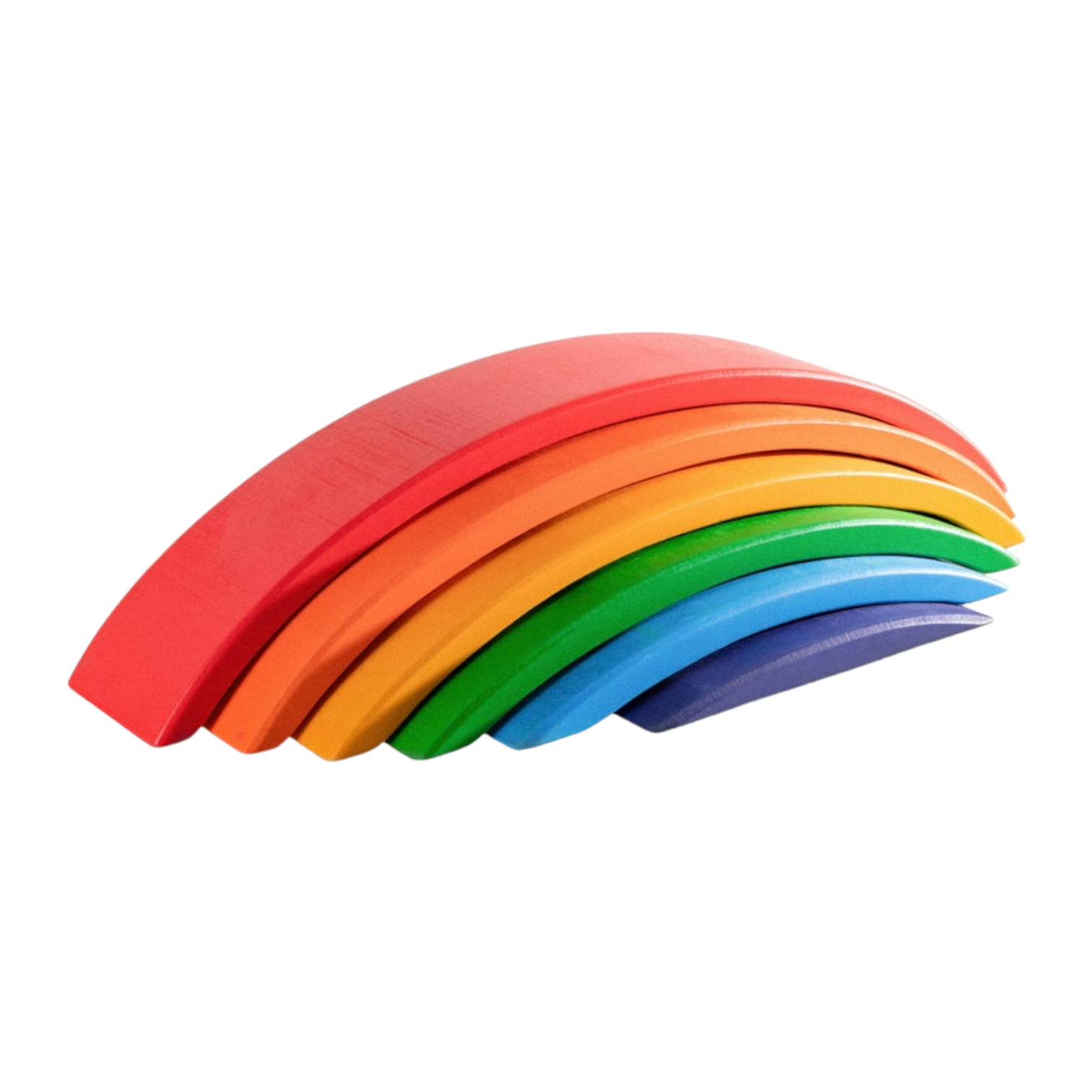 **Pre-order (Ships in 2-3 Weeks)**6 Pcs Wooden Rainbow Bridge Stacking Building Blocks